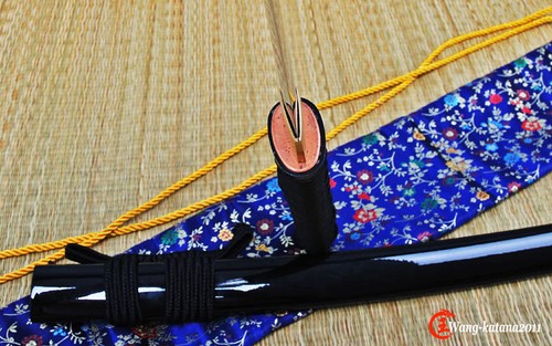 Espada Aguda Samurai Japonesa Wakizashi T10 Acero Recta Hamon Lista para la Batalla Nueva - Imagen 11 de 12