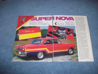 1965 Chevy II Nova SS Vintage Street Machine Article ''Super Nova''