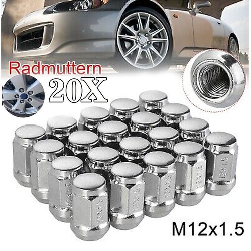 20 dadi ruota fascio conico M12x1,5 per Ford C-Max Focus II Fiesta 5 6 cerchi in alluminio - Foto 3 di 11