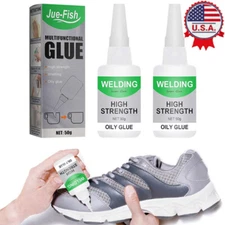 2 PACK Jue Fish Welding High-Strength Oily Glue Uniglue Universal Super Glue 50g