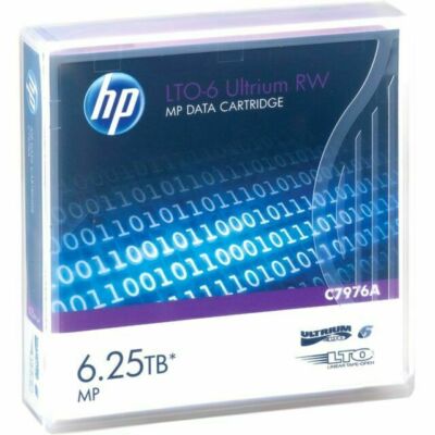 HP HEWC7976A LTO-6 Ultrium 6.25TB MP RW Data Cartridge NEW