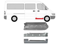 Mercedes Sprinter 95-06 Türschwelle Stufe Schweller Satz Reparaturblech 3x/ R Mercedes Sprinter 95-06 Türschwelle Stufe Schweller Satz Reparaturblech 3x/ R