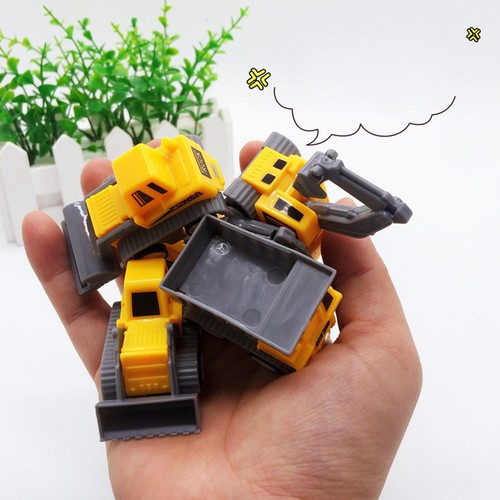 mini Construction Vehicles Toy Series Digger Dump Truck Tractor Trailer - Picture 7 of 11