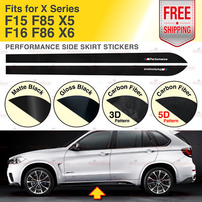 Für BMW F15 F16 F85 F86 Xer Performance Seitenschwelleraufkleber Grafik Streifen