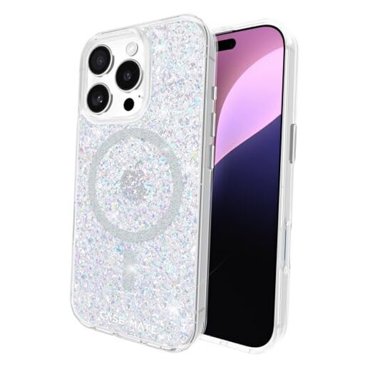 iPhone 16 Pro Case [Compatible with MagSafe] - Stylish Sparkly Twinkle Disco-image