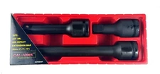 3 PC 3/4" INCH DR DRIVE EXTENSION BAR SET FOR AIR IMPACT WRENCH TOOL 