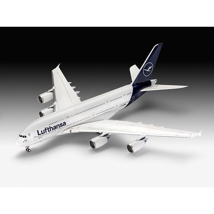 Revell プラモデル Airbus A380-800 Lufthansa Revell - Airbus A380-800 Lufthansa New Livery, 1/144, 03872
