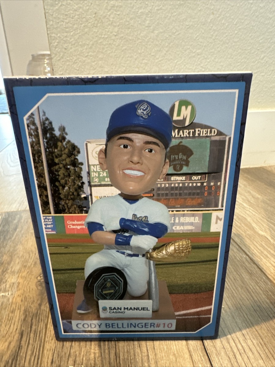 Cody Bellinger MVP Award 2021 Quakes Bobblehead SGA Gold Glove