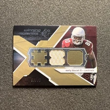 2008 UD Spx EARLY DOUCET III #WM-ED Winning Materials RC JERSEY - CARDINALS /75
