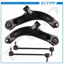 4Pcs Front Lower Control Arms Sway Bar Links Part Fits Nissan Versa & Cube