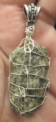 SS Black Kyanite Stone of Revival Crystal Opening Earth Star Chakra Pendant #32