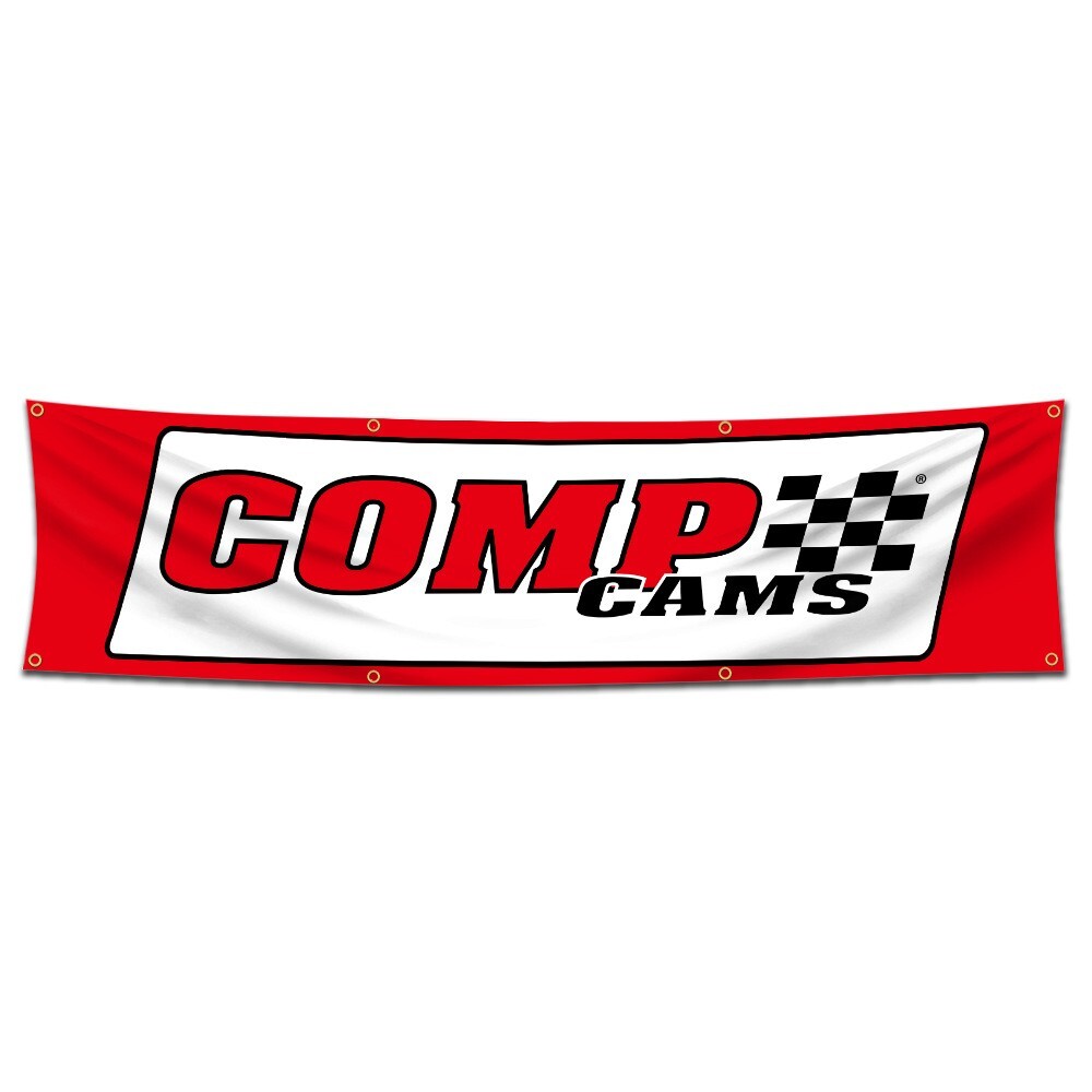 Bandiera Comp Cams 2x8 Ft Per Garage – Poliestere Multicolore, Nuova Con Etichette