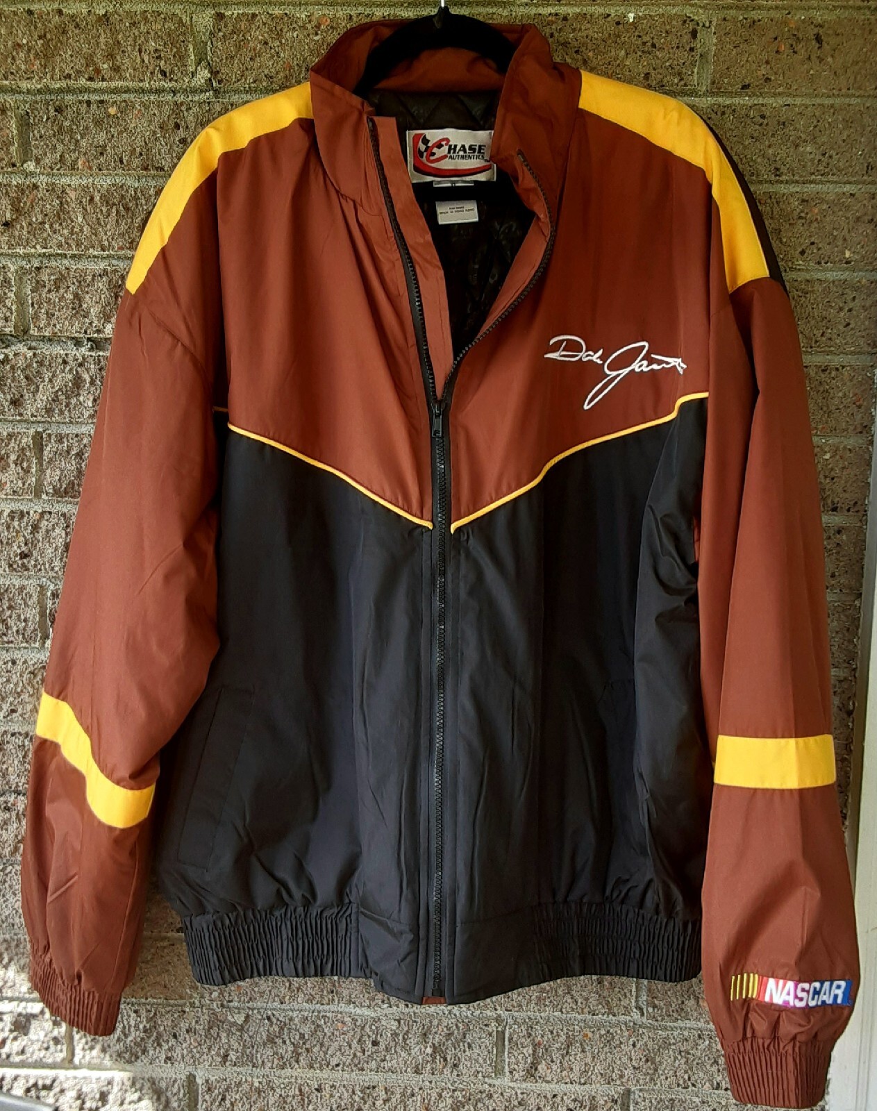 Vintage Nascar Coat Jacket Adult XL Chase Authentics Dale Jarrett UPS #88 Men