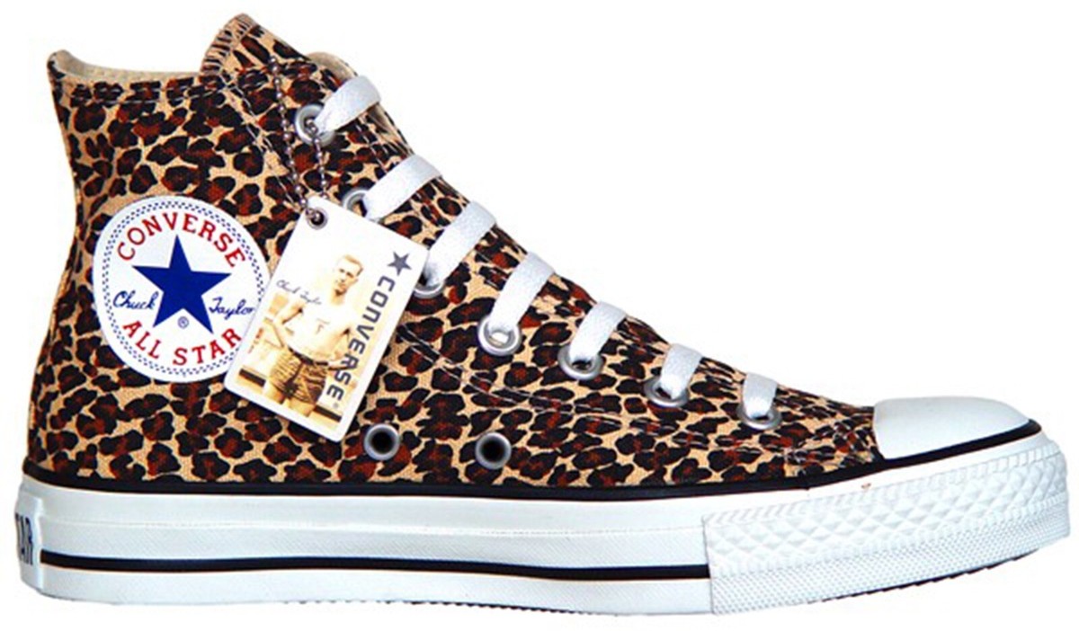 Converse Chucks 35 Leopard All Star Chuck Taylor 1J267 Vintage