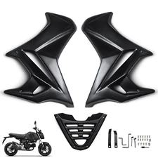MaxNus Black Fairing Belly Pan Set SIDE FRAME BODY Honda New Msx Grom 21-2024
