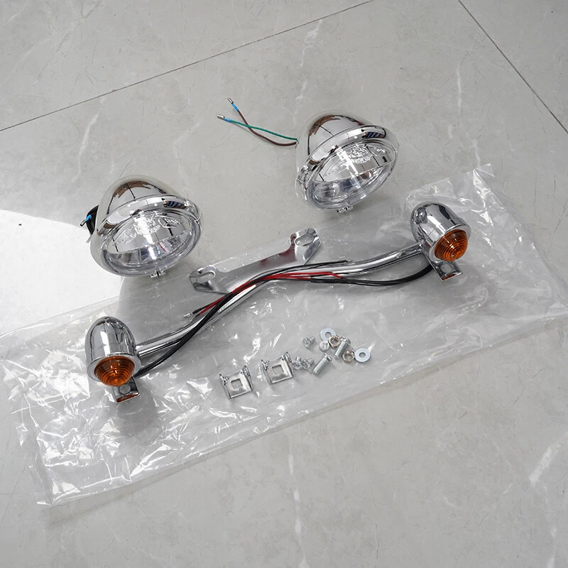 Barra de luz de punto de señal de giro de paso de conducción compatible con Harley Electra Glide 1994-13 Foto 4 de 4
