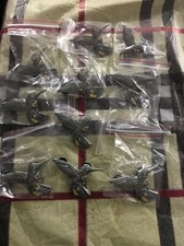 METAL ENAMEL HUMMINGBIRD PIN TOTAL 10 EACH