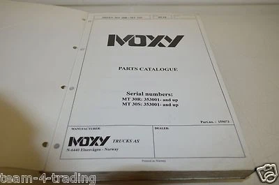 B274 - MOXY Parts Book - Teile-Katalog für MT30R/MT30S Schwerlastkipper kipper - Bild 1 von 2