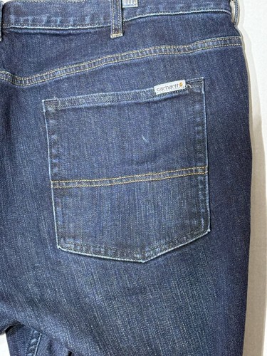 Pantalones de mezclilla para mujer Carhartt corte original pierna recta talla 18 - Imagen 7 de 11