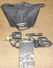 WORX WX988L Wood & Metal Crafter Rotary Tool Kit - 2 Piece