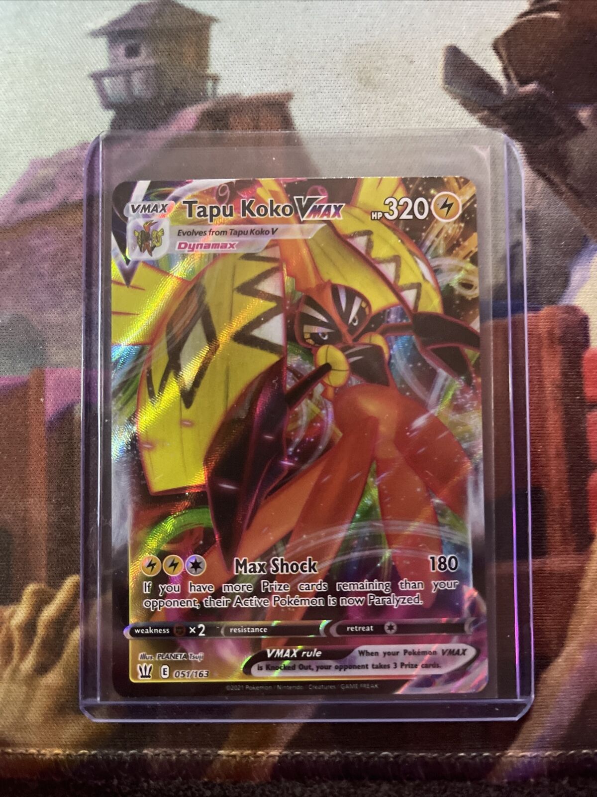 Battle Styles Tapu Koko Vmax 51/163 