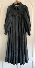 VTG Ann Arundell Designer Grey Ladies Long Li...