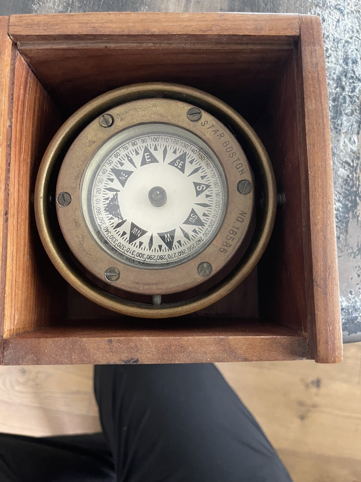 Star Boston SS Atlantic Commemorative Ship’s Compass 1905 | eBay