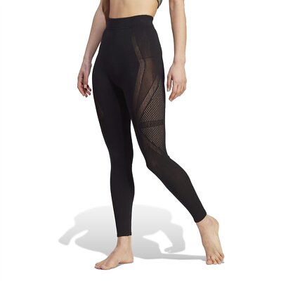Adidas Terrex DRYNAMO Leggings Eco Merino Wool Womens Black Size XXS-XS