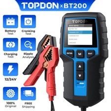 Bt200 Multifunctional Battery Tester Genuine Topdon Quality Assurance