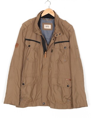CAMEL ACTIVE 420590 Jacket Men Size EU 54 UK 44 Hidden Hood