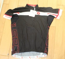 2XL CASTELLI CYCLING JERSEY XXL FREE AR 4.0 FULL ZIP BLACK WHITE ROSSA CORSA NEW
