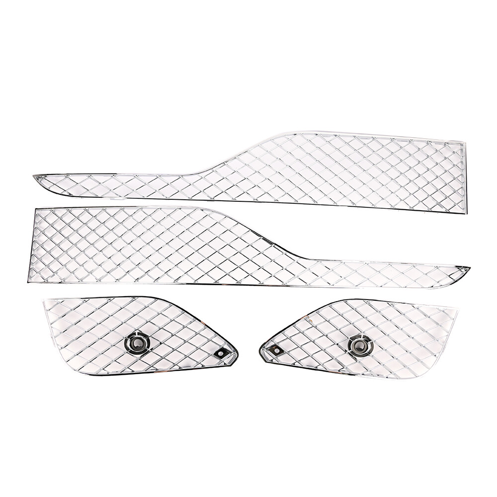 For Bentley Continental 6.0 Gt & Gtc Front Chrome Bumper Grill Set