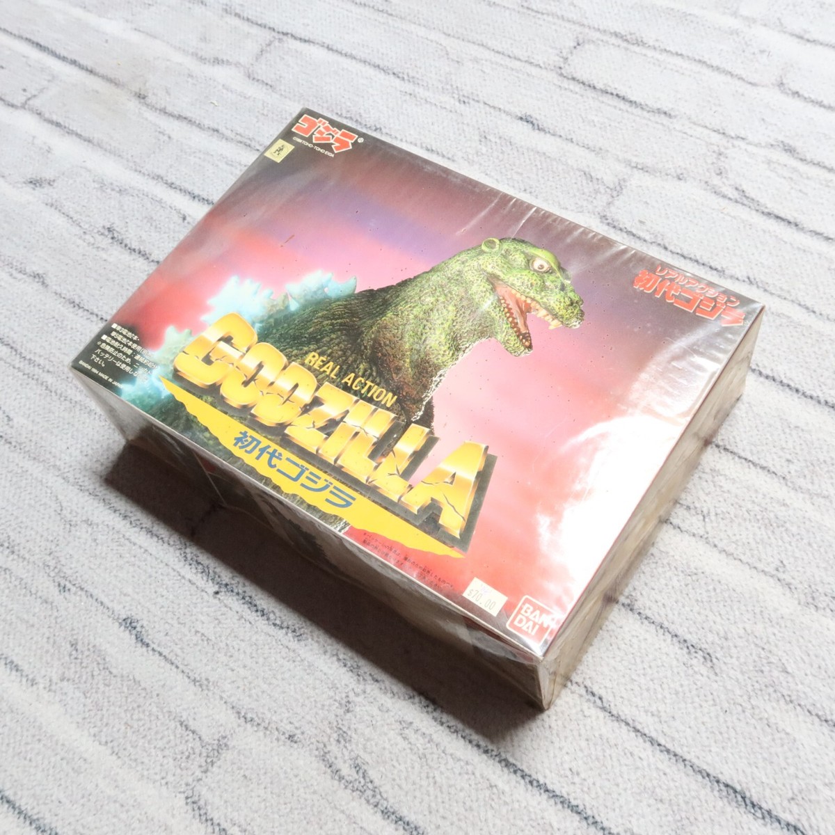 Vintage New Bandai Real Action First Godzilla Figure Walk Voice