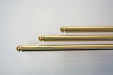 90cm -11mm Messing Läuferstangen Teppichstangen Treppenläuferstangen Eisenkern