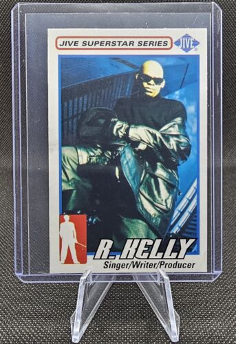 Vintage 1996 Jive Superstar Serie R Kelly #1 Karte Sammlerstück Hip Hop R&B Musik - Bild 1 von 2