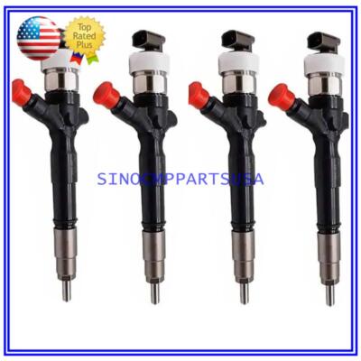 4X 095000-5921 Diesel Fuel Injector 095000 5921 for Toyota Hilux 1KD-FTV 2KD-FTV