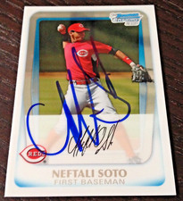 Neftali Soto - 2011 Bowman Chrome Prospects Signed Autograph Auto Card #BCP210