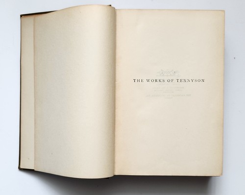 THE WORKS OF TENNYSON 1931 BUCH - Bild 6 von 10