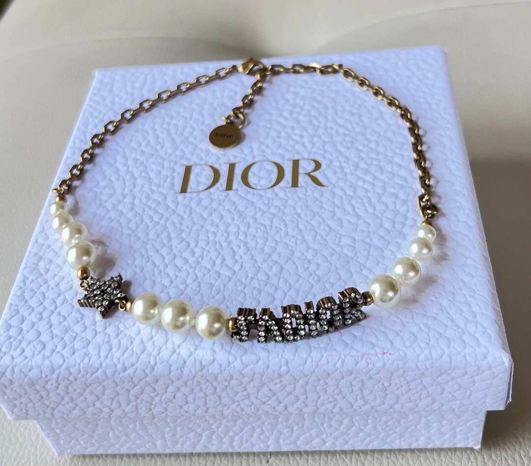 Dior Pre-Loved J'Adior choker for Women - Gold in UAE | Level Shoes