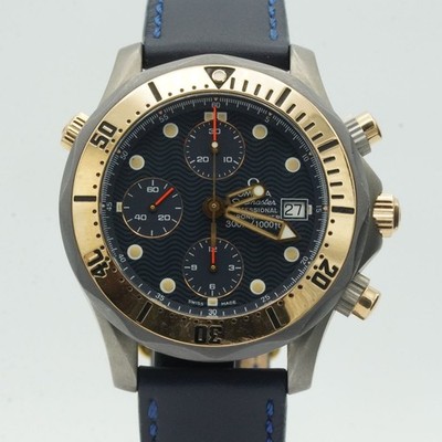 OMEGA SEAMASTER 300M AUTOMATIK CHRONO UHR TITAN/ ROSE  GOLD 41MM 178.0504 OM418