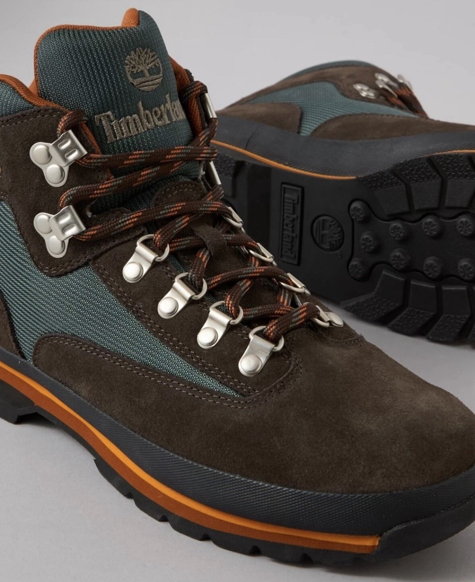 Timberland X AE Euro Hiker 90s Mid Lace-Up Boot Dark Brown Suede Timberland X AE Euro Hiker 90s Mid Lace-Up Boot Dark Brown  main image 4