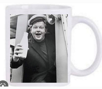 Benny Hill Ernie the milkman Kaffeebecher Spülmaschinenfest Neu