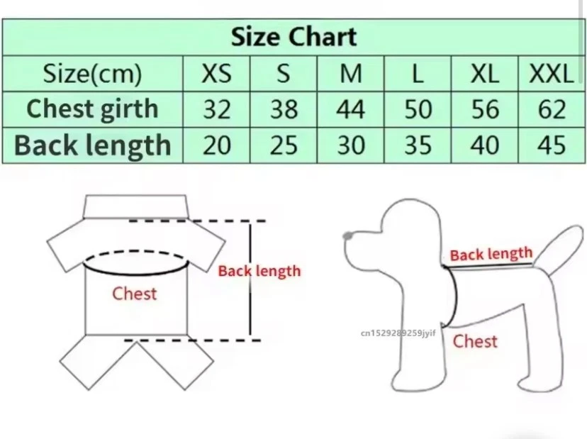 Pijama de invierno para perros - Mono cálido traje de invierno para perros medianos grandes Foto 3 de 4