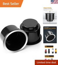 Stylish Drop-in Cup Holders - 2 Pack Compatible With Various Large Cups