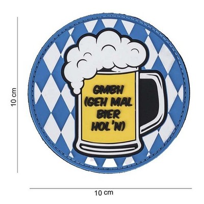 3D PVC Rubber Patch GMBH Bavarian style Klett Abzeichen Applikation