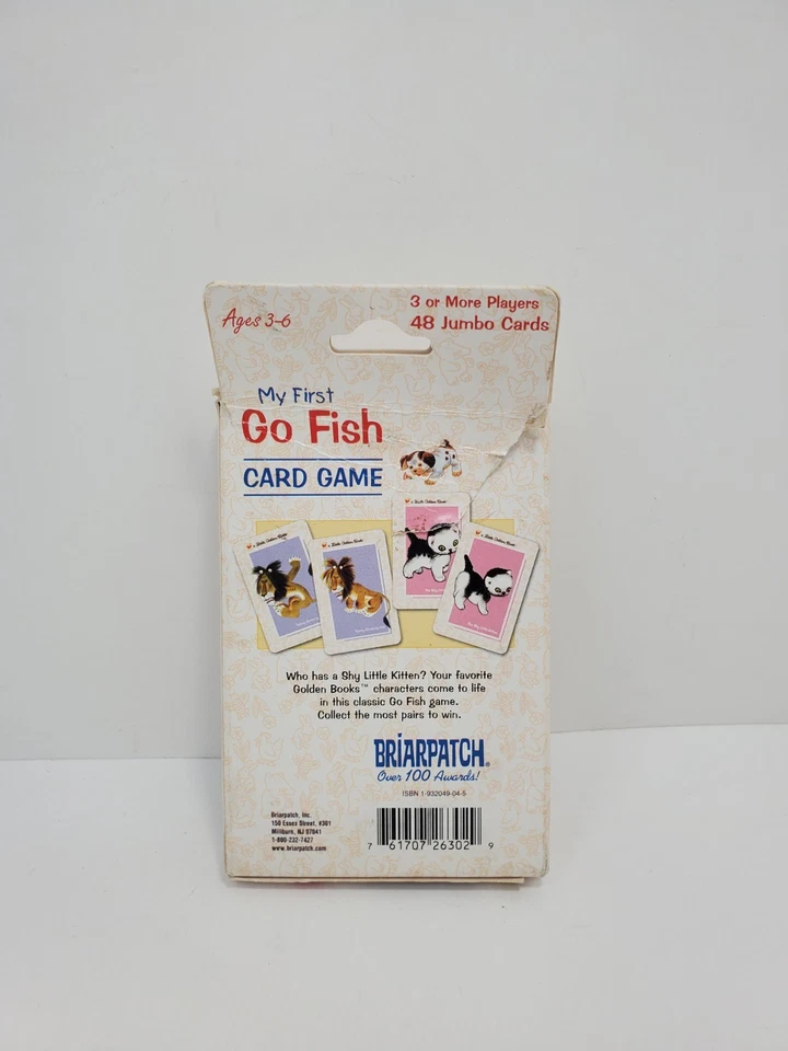 Little Golden Book My First Go Fish Juego de Cartas Completo Retro Juego Infantil Foto 2 de 3