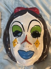 3 Vintage Papier-M ch  Mask