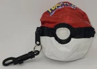 VINTAGE Pokemon Pokeball Vinyl Carrier Purse Key Chain Toy Site, some pen marks