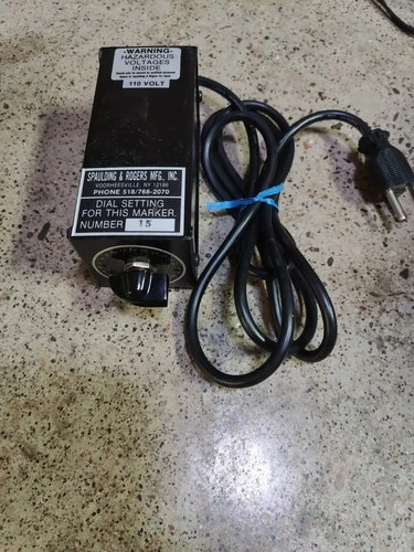 Spaulding & Rogers Electric Tattoo Animal Marker Kit-110V, Power Supply only - product listing photo