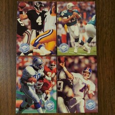 Barry Sanders Dan Marino John Elway Brett Favre 1991 Pro Set Platinum Rookie RC